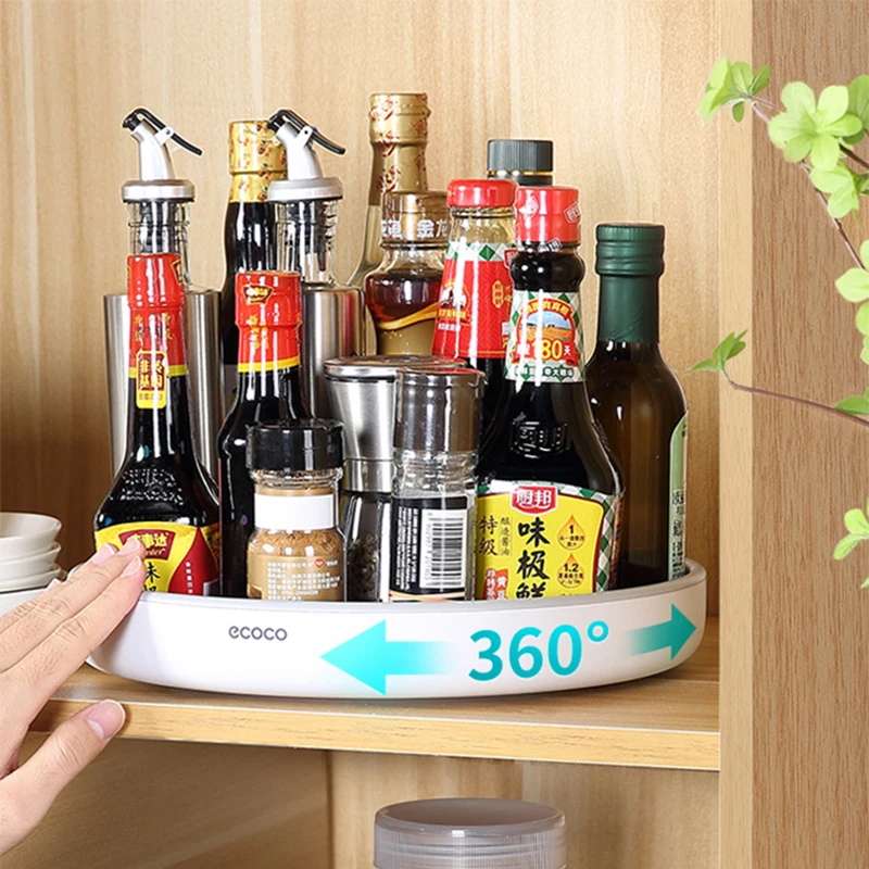 

Rotating Spice Rack 360° Multifunction Seasoning Storage Supplies Storage Home Appliance Roatting Plate For Kitchen