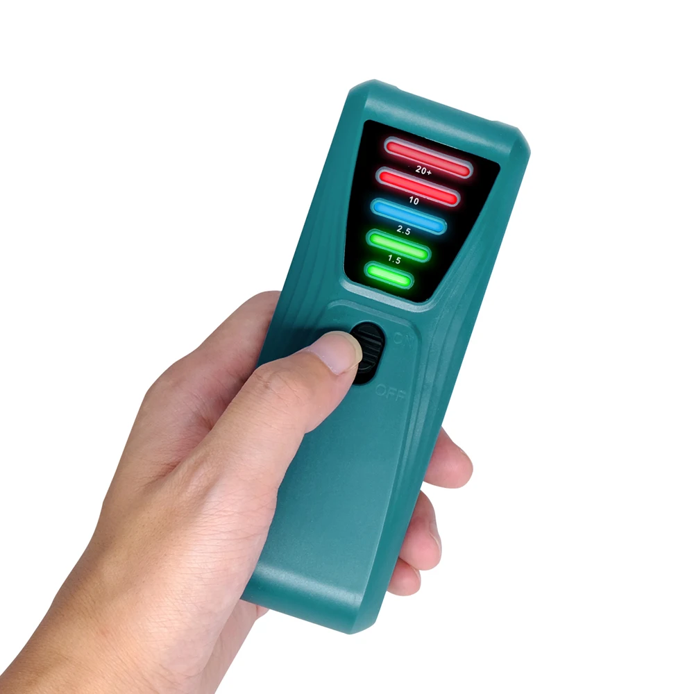 Practical Electromagnetic Radiation Detector Handheld EMF Tester EMF Meter Portable 5 LED Gauss Meter Magnetic-Field Test