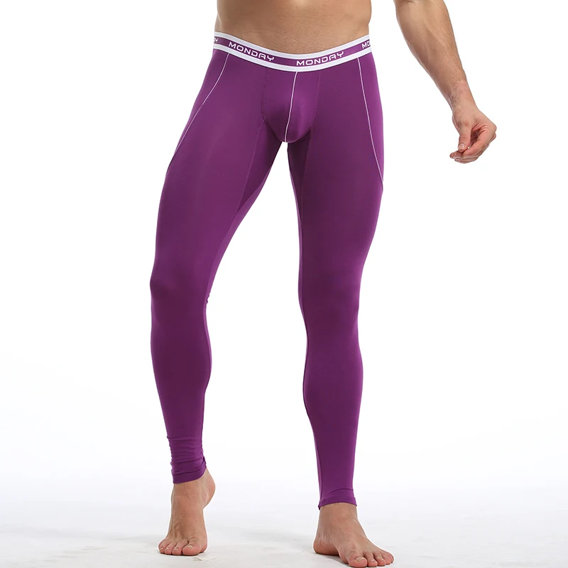 Description Picture 5 of itemLong Johns Underpants Man Thermal Underwear Men Pajamas Winter Men's Pajama Pants Warm