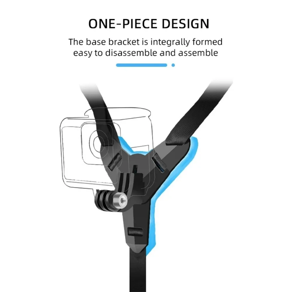 Support mentonnière casque moto pour GoPro Hero 10 9 8 7 5 OSMO EKEN SJCAM