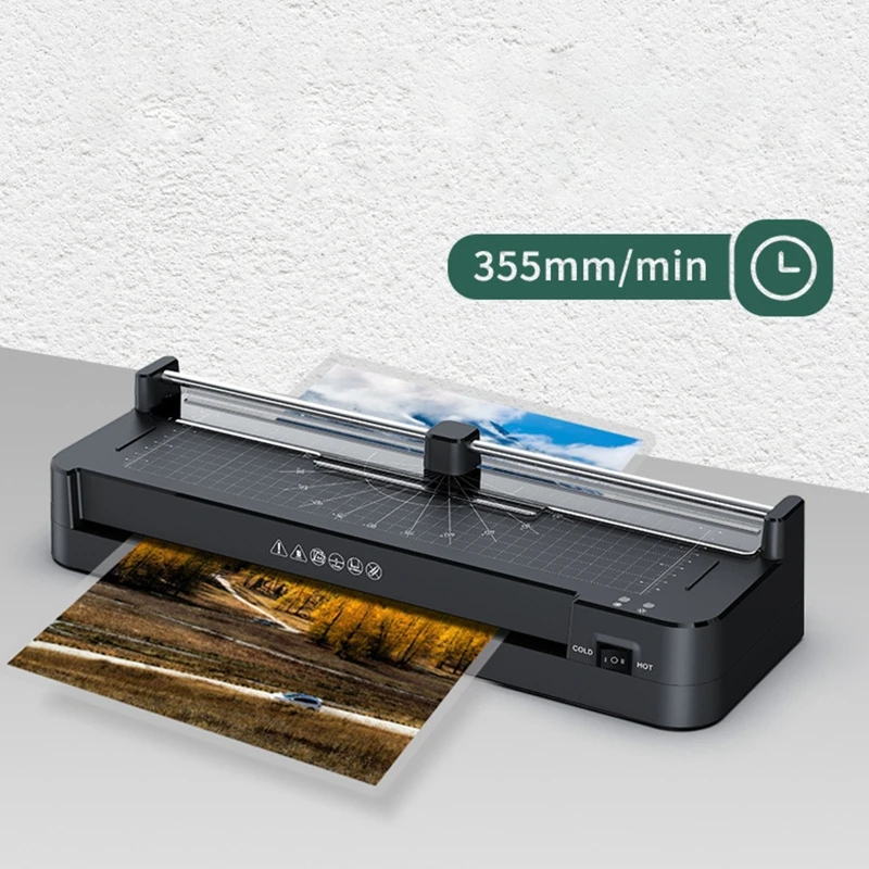 A3 Laminator Machine for Laminating Photo Cards Portable Thermal Lamination Paper Cutter