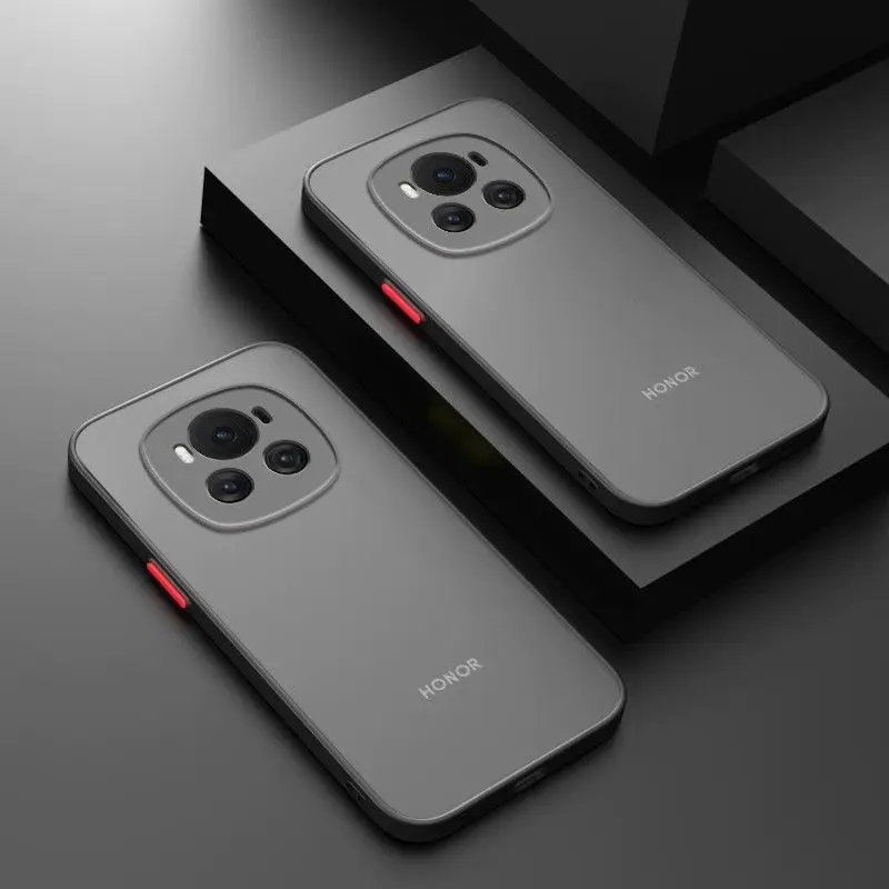 

Матовый мягкий чехол для телефона Honor Magic6 Pro, искусственная кожа для HONOR Magic6 6Pro MAGIC6 Magic 6pro, защитная задняя крышка для объектива