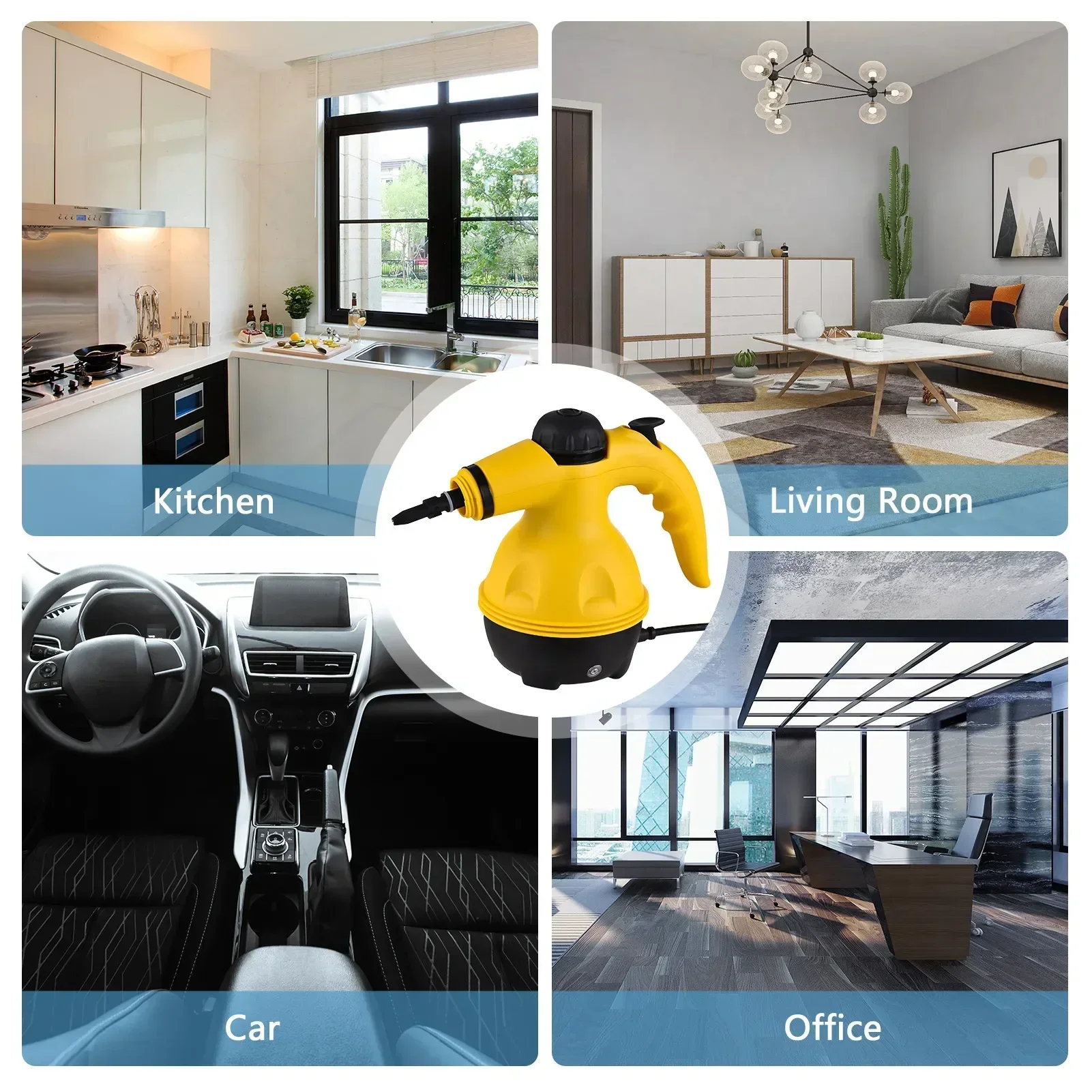 

for With Car Multi Cleaner Curtain High Seats Stain Accessories Purpose Temperature Tool Steam Handheld Carpets Removal Cleaning
