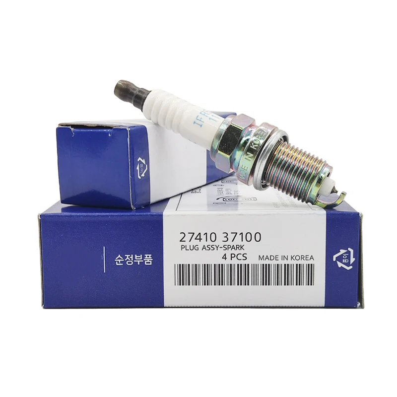 

4 шт. 27410-37100 PFR5N иридиевая Свеча зажигания для Hyundai Kia Sonata Elantra Sante Fe Tucson Daewoo Optima Tiburon 27410 37100