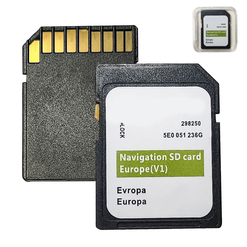 / UK and Europe Navigation SD Card New Maps For Skoda SD Card GEN1 MIB1 GPS Minerva Amundsen