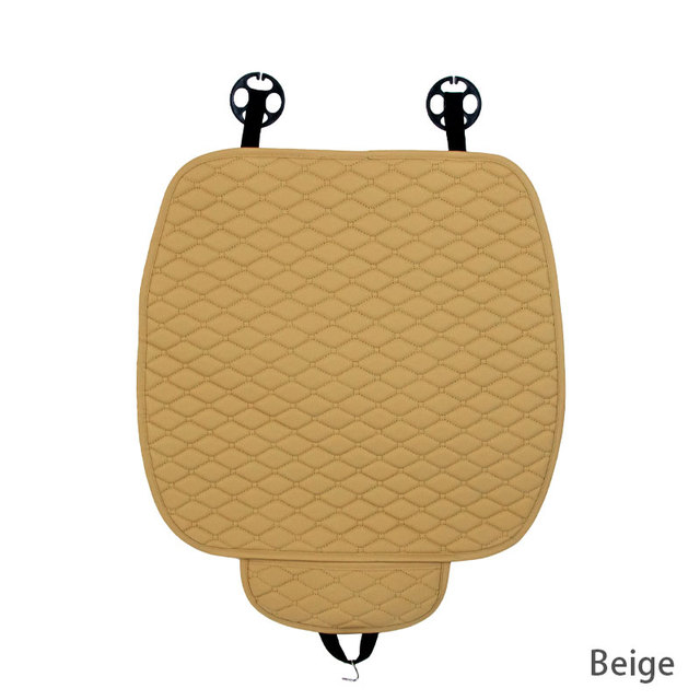 Leather Car Seat Cover Anti Slip Seat Cushion Easy to Clean Split Breathable Mat Universal Front Rear Seat Protector Covers
