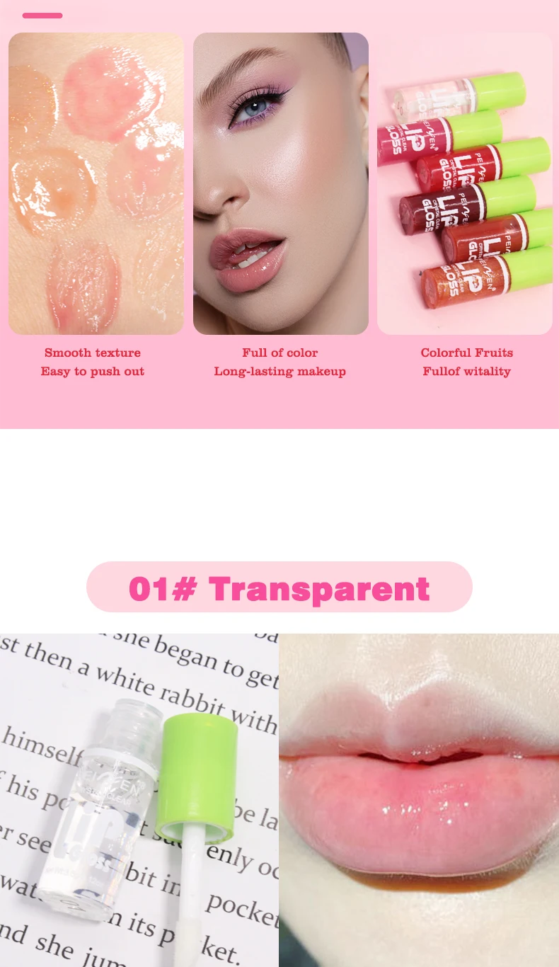 Description Picture 6 of item6-color lip gloss set, waterproof and durable, non greasy, easy to color, beginner friendly
