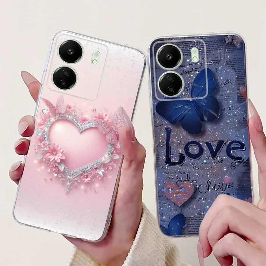 Fashion Butterfly Soft Silicone Phone Back Cover and Bumper