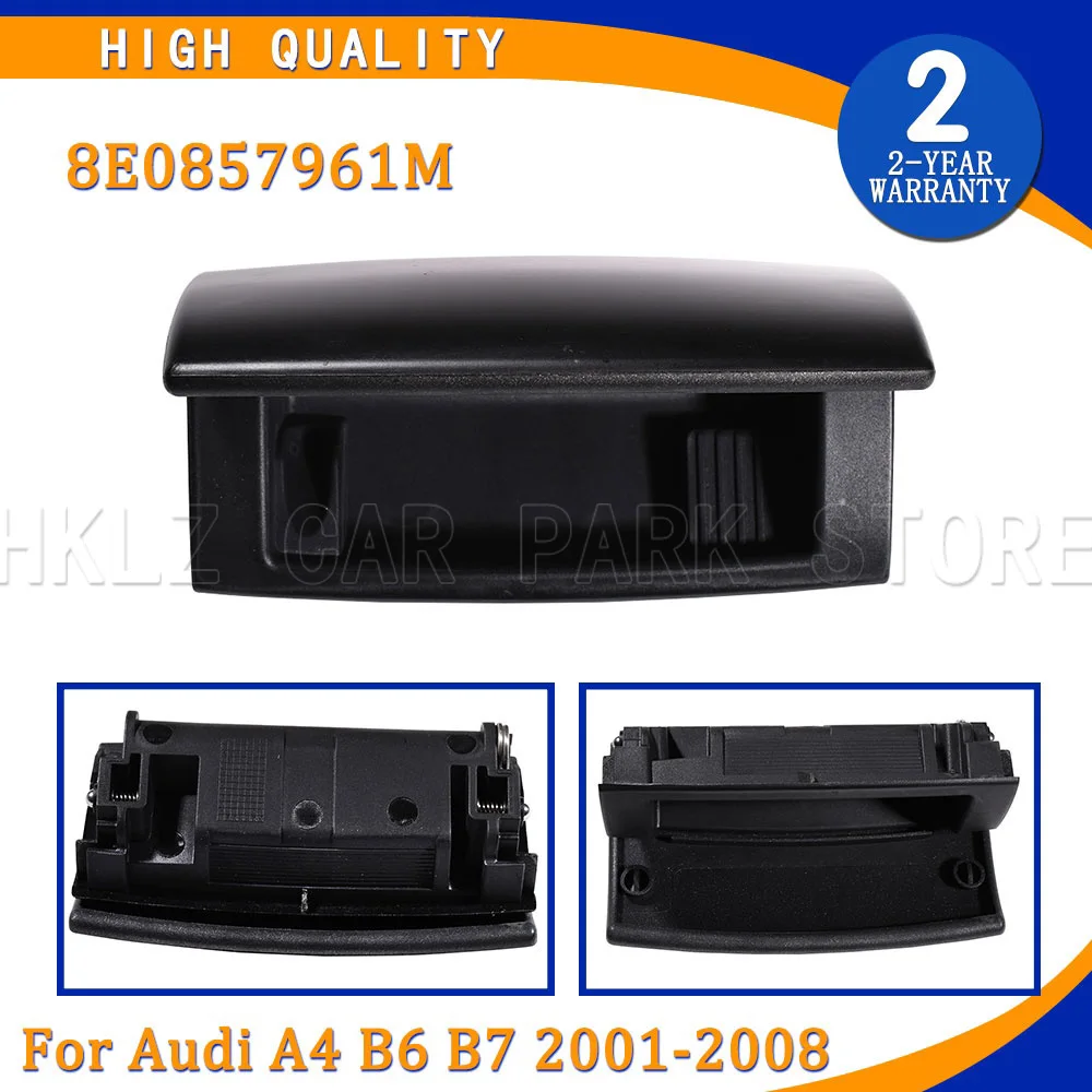 8E0857961M 1PC 내구성이 뛰어난 후면 센터 콘솔 블랙 재떨이 아우디 A4 B6 B7 2001-2008 고품질 및 쉬운 설치