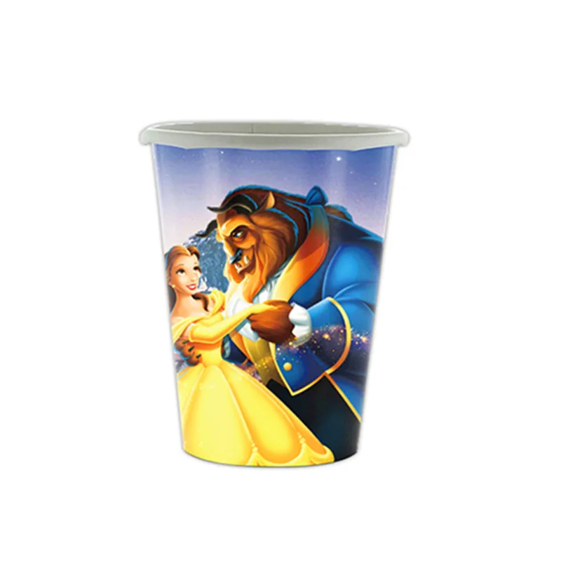 Procos Disney Beauty & The Beast Plastic Party Cups (8 Pack)