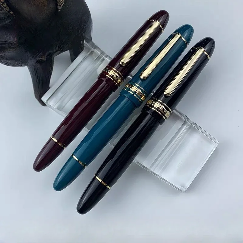 YONGSHENG 630 만년필 송진, No.8 Iraurita 0.5mm F 펜촉 피스톤 잉크 골드 클립, 쓰기 문구, 학교 비즈니스 용품