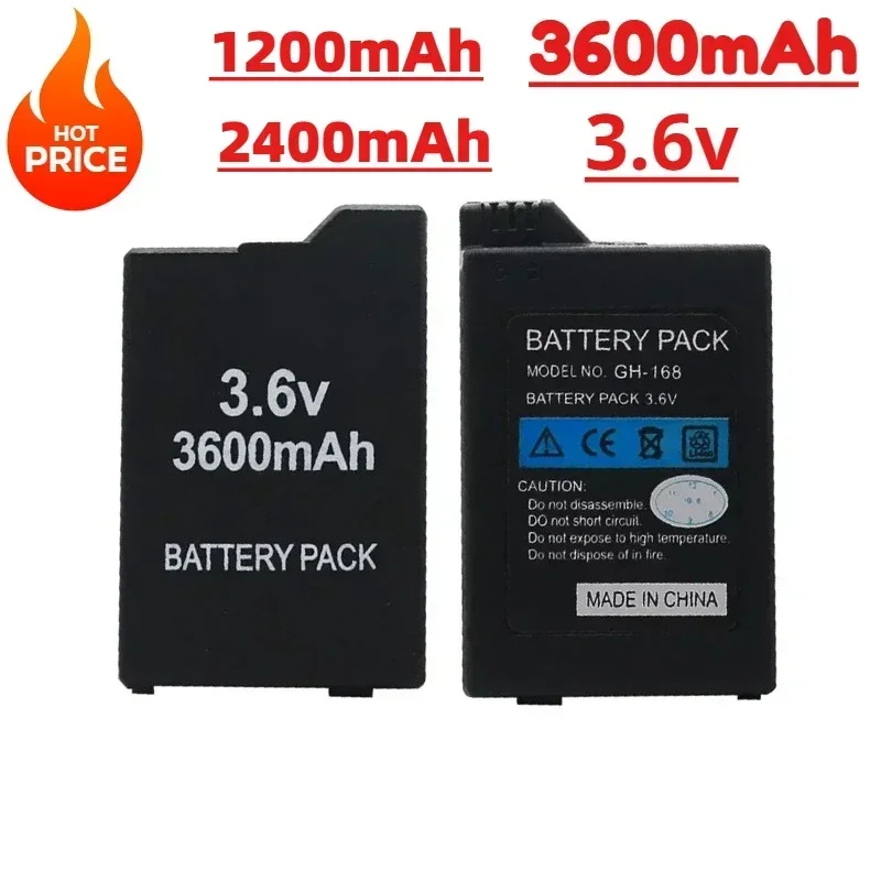 Built-in battery 3.6V 3600mAh for Sony PS Lite PSP 2th PSP-2000 PSP-3000 PSP-3004 gaming consoles rechargeable host batteries