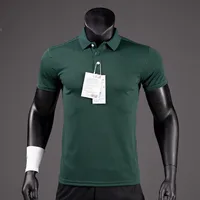 Polo à manches réfléchissantes pour hommes, décontracté, résistant et respirant, vêtements de sport d'été à séchage rapide 4