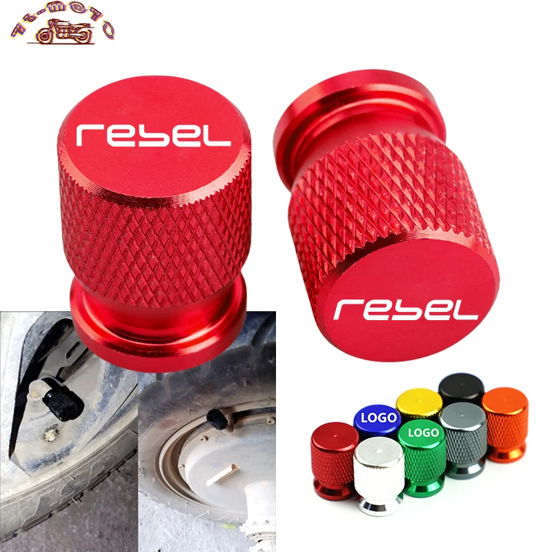 

Fit For Honda Rebel CMX 300 500 1100 Accessories CNC Aluminum Alloy Wheel Tire Valve Stem Caps Covers Motorcycle Tire Valve Caps