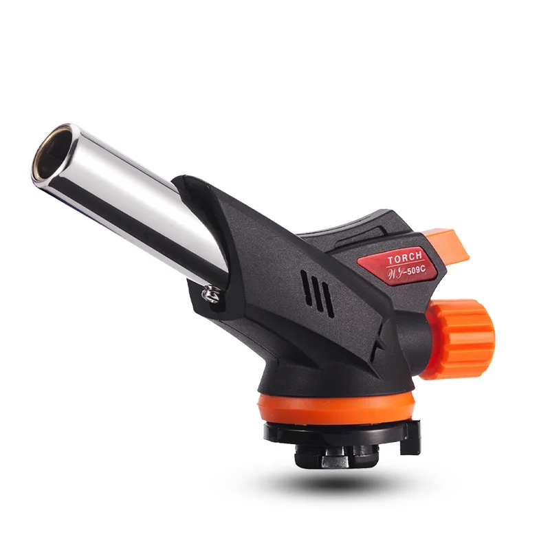 Gas Torch Welding Flame Gun Burner Nozzle Flamethrower Butane Outdoor Camping BBQ Brazing Kitchen Cooking