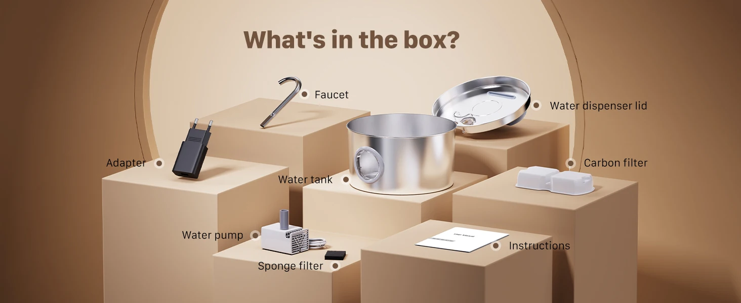 automatic water dispenser for cats, cat drinking fountains, pet water fountain for cats, cat water