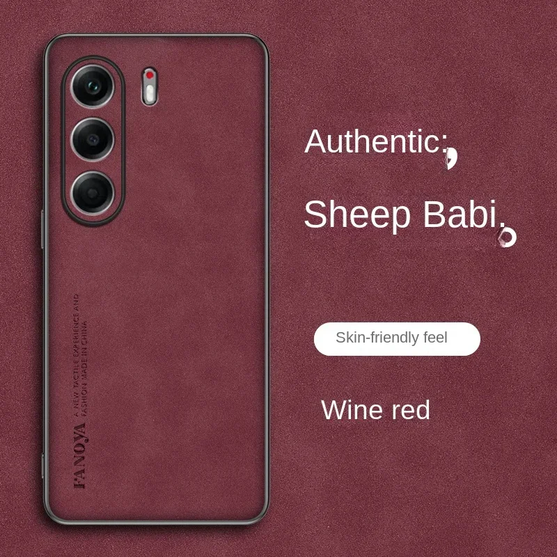 Tecno Camon 40 Leather Matte Back Case with Camera Protector