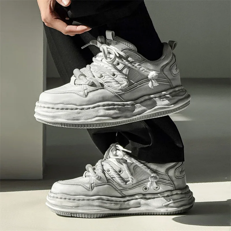 รูปสินค้า รองเท้าผ้าใบแฟชั่น Y2K สุดเท่ ใส่ได้ทุกสไตล์