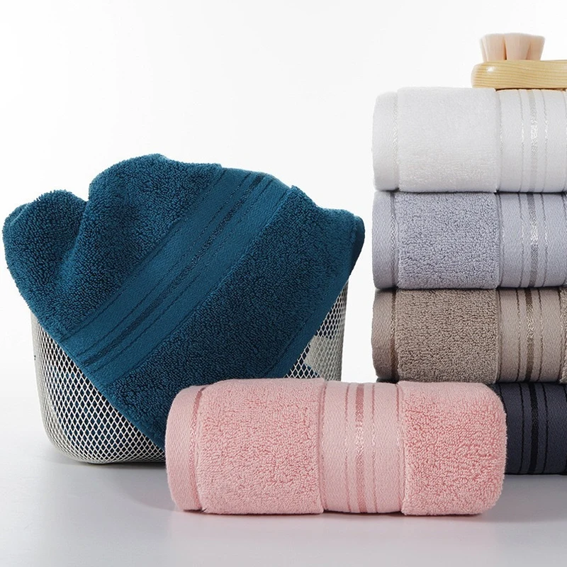 Thickened pure Cotton Bathroom Face Towel household bath towel soft and Quick absorbent  Quick Dry and non shedding adult towels 6