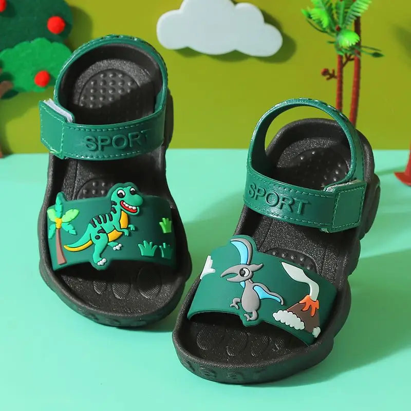SandaliasCartoon Children Sandals Soft Soled Boy Beach Shoes