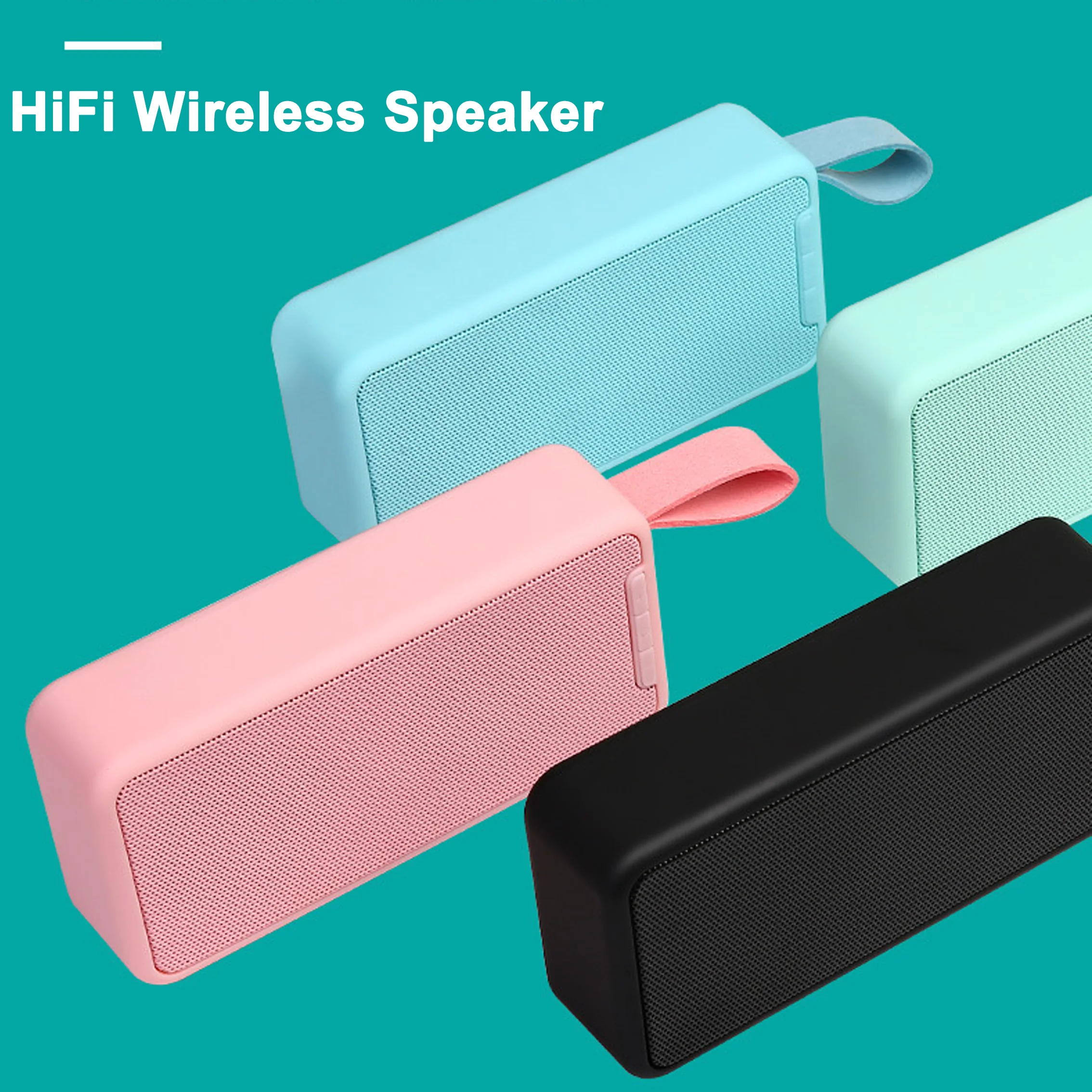 

New Bluetooth Speaker Sound Portable Car Speaker Wireless Connection HIFI Subwoofer Outdoor Sports Audio Support TF Card FM Aux