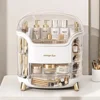 Multi Functional Makeup Storage Box Multi-Layer Desktop Transparent Dustproof Dressing Boxes Large Capacity Acrylic With Drawers 2