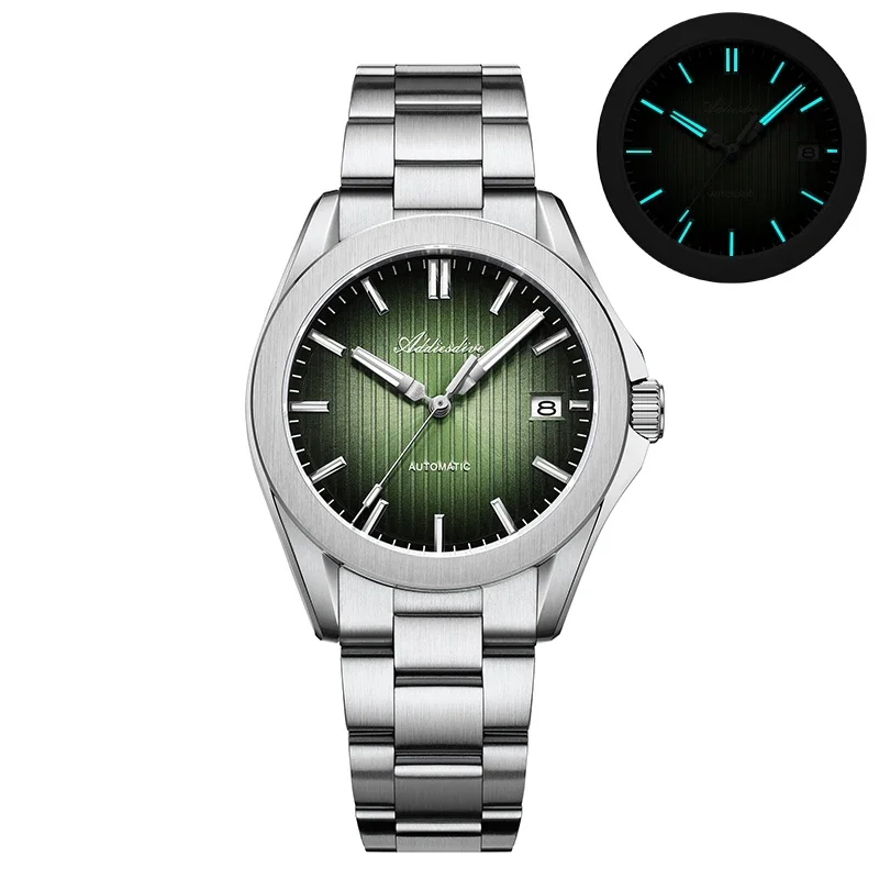 ADDIESDIVE AD2080 Automatic Mechanical Watch BGW9 Blue