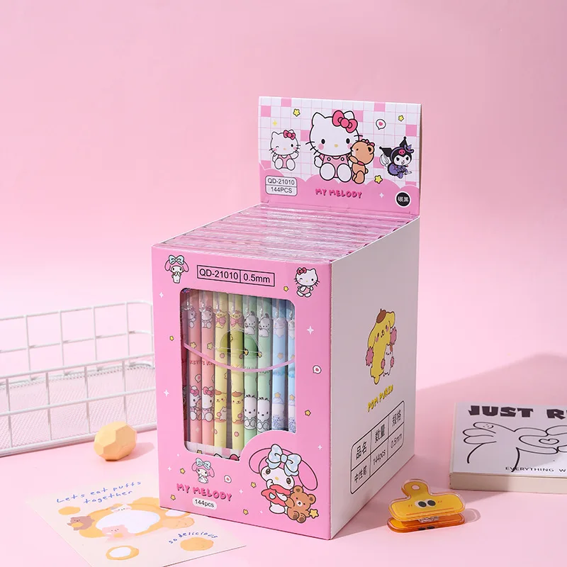 

2/12 шт., стираемая/нейтральная ручка Sanrio с рисунком