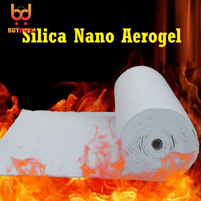 Ultra-thin Insulating Aerogel Felt Silica Nano Aerogel Suitable For High Temperature Pipeline Thickness 3mm 6mm 10mm