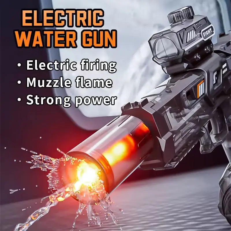 Pulse elektrische waterblaster met automatische hoge druk en groot bereik, krachtig spuitpistool voor kinderen en volwassenen, ideaal voor buitenplezier._voghion.com