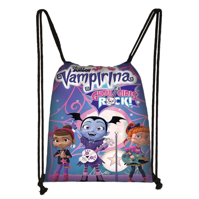 Disney Vampirina Daily Casual Bag Boy Girl Zaino Con Coulisse Borse Storage Bag Shopping Beach Bags