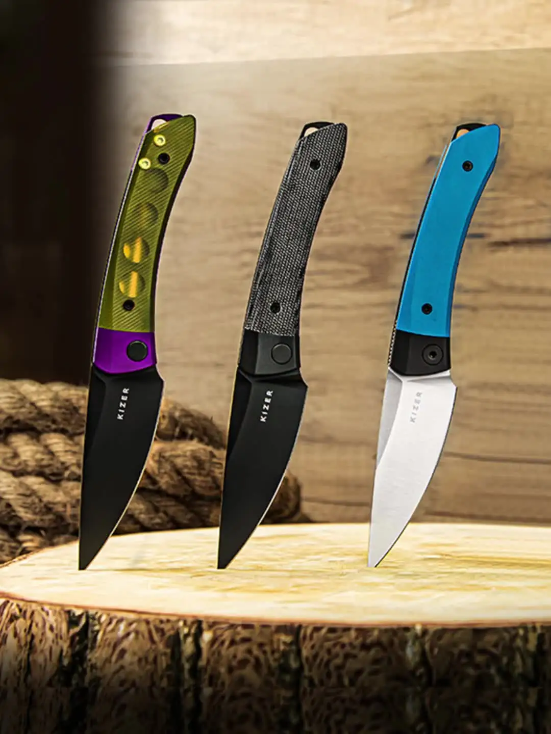 Складной нож Kizer EDC Mini Momo V3663A1/C1/C2 Nitro-V/154 см