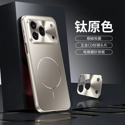 MagSafe Plating Matte Shockproof Hard PC Case with Magnetic Wireless Charging Compatibility for Honor 600 (Tai)