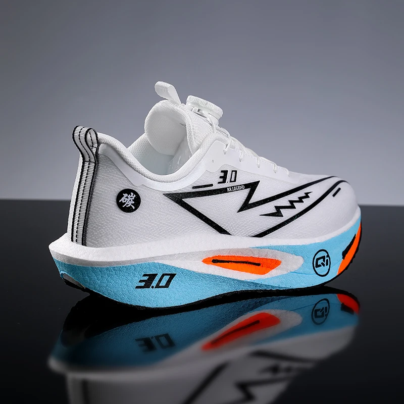 2026 Running Shoes Carbon Board Marathon Men Sports Breathable Lightweight Women's Comfy Athletic Antiskid Sneakers Casual New 5