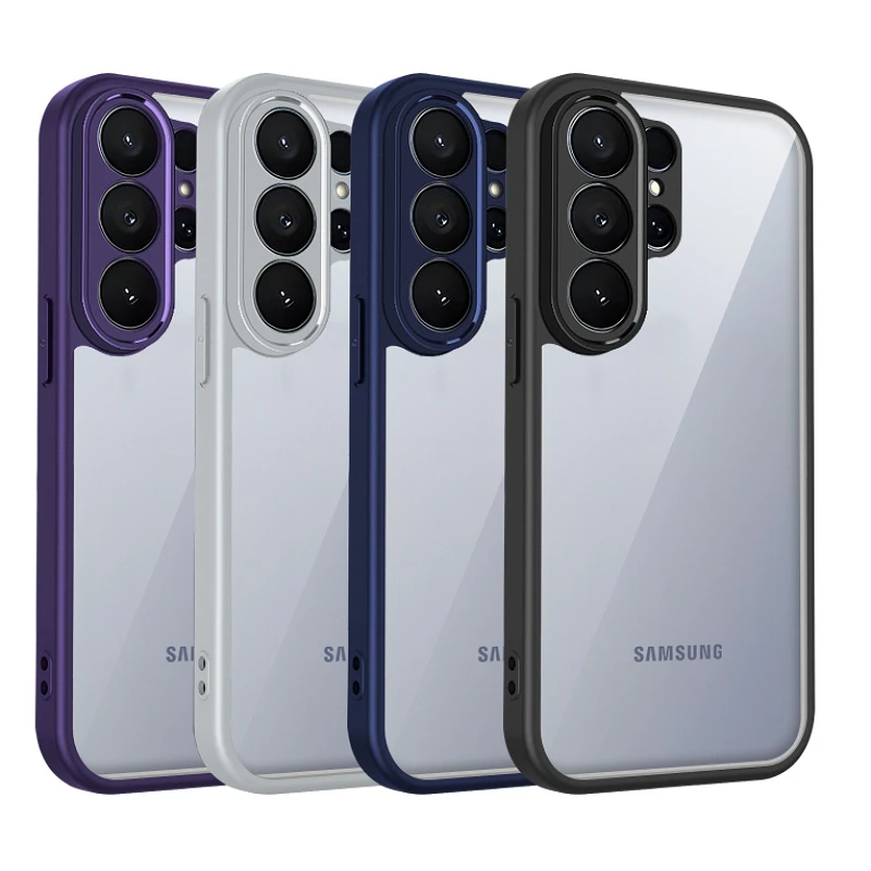 Luxury Transparent Shockproof Matte Protective Phone Case