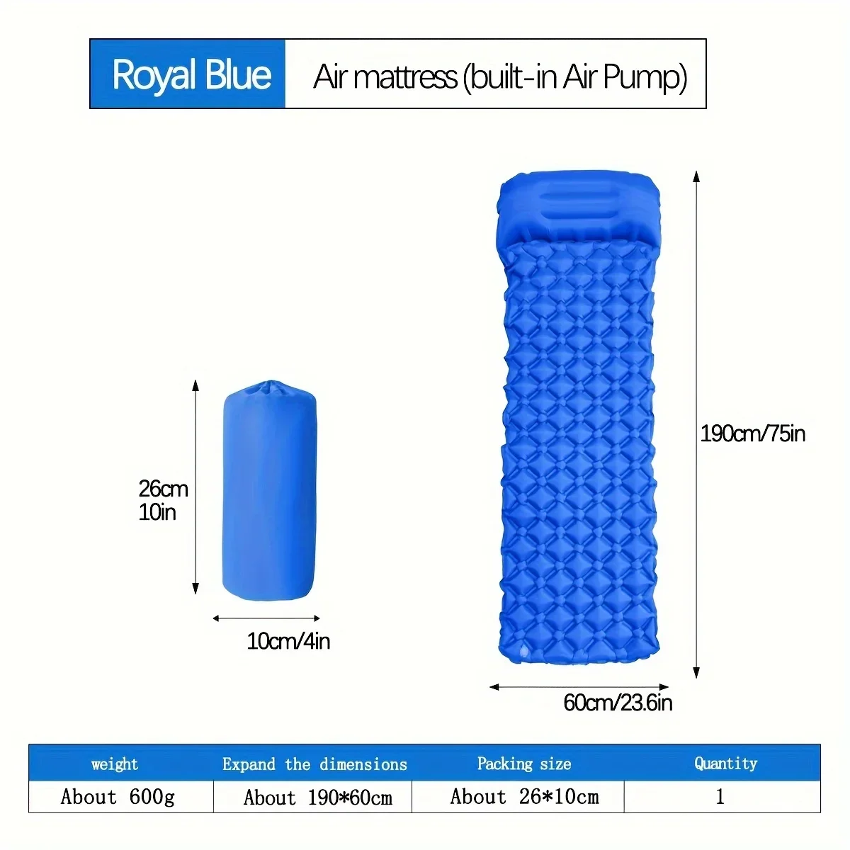 Outdoor Sleeping Pad Camping Inflatable Mattress Ultralight Air Cushion Travel Mat With Headrest For Travel Hiking inflatable mattress camping mat