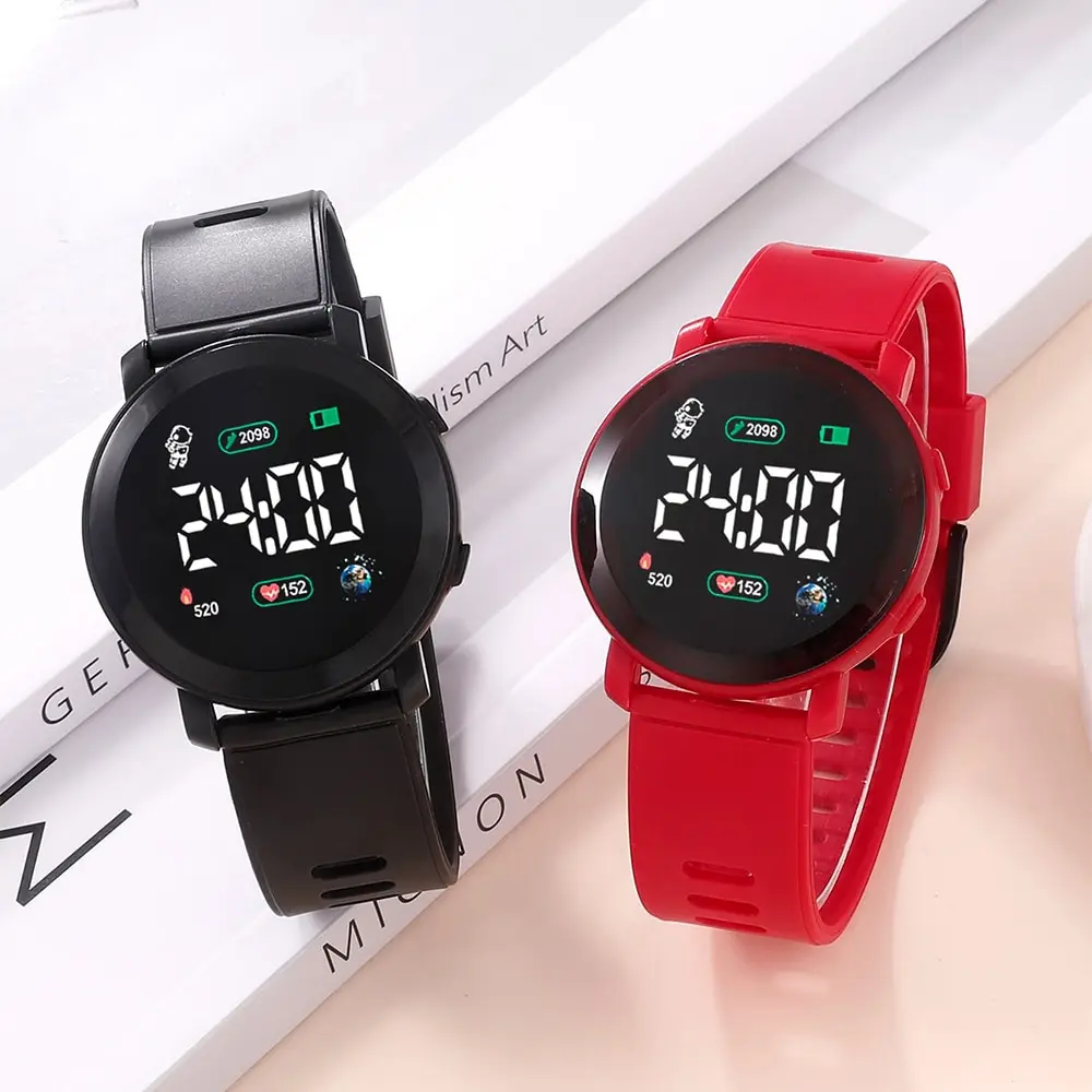 Couple Watches LED Digital Watch for Men Women Student Sports Army Military Silicone Watch Electronic Clock Hodinky Reloj Hombre men women watch electronic digital display watches boys and girls students watch alarm clock luminous sports electronic watch