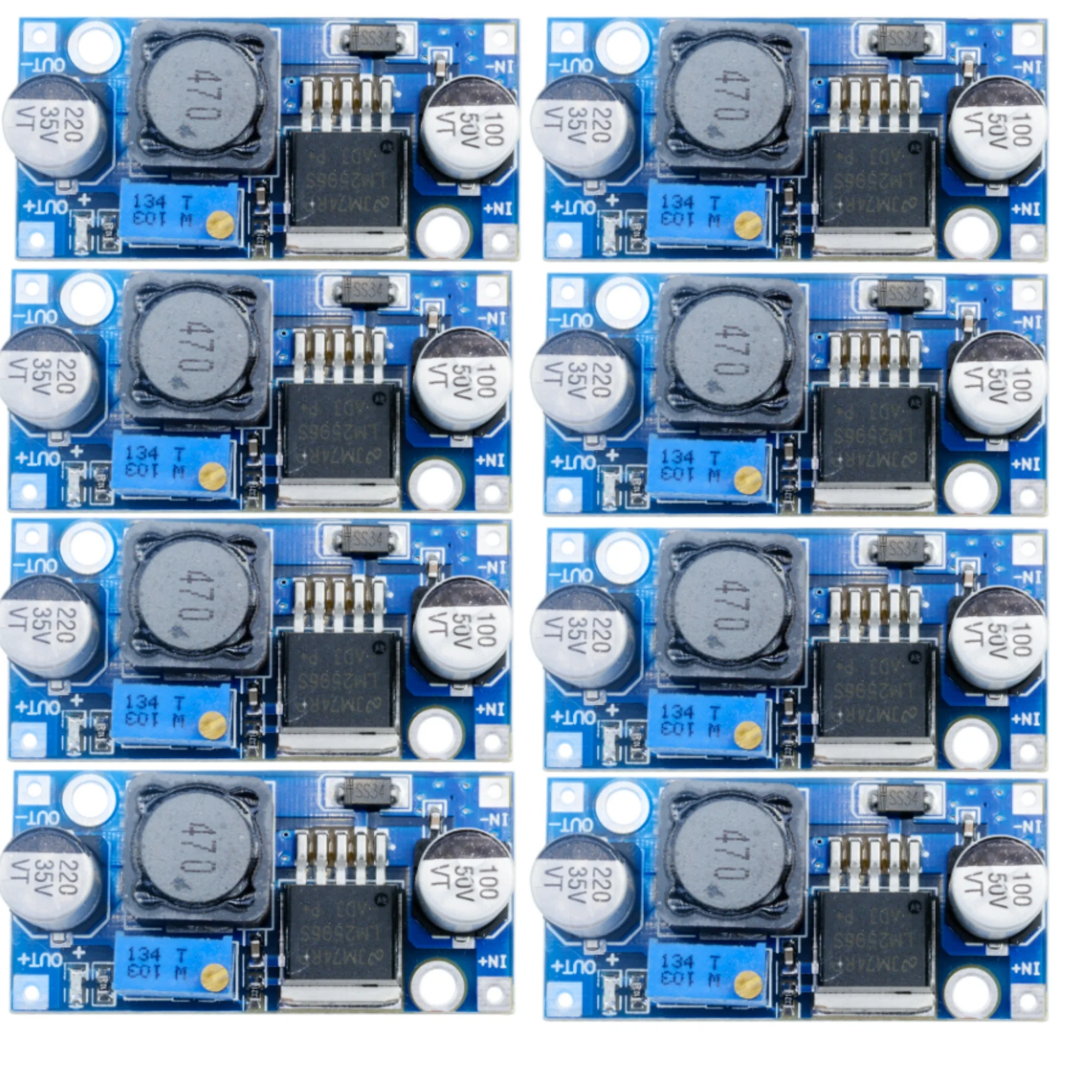 1/5/10pcs LM2596 DC-DC 조정 가능한 벅 컨버터 3.2V35V  1.25-35..