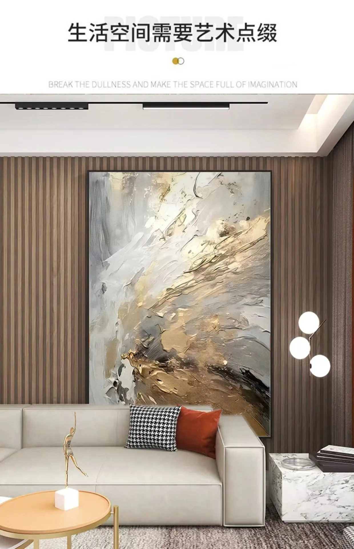 100% Hand Painted,Gold, Grey, Beige, Black ,Textured Painting, Acrylic Abstract Oil Painting, Wall Decor Living Room, Office Wal 100% Hand Painted,Gold, Grey, Beige, Black ,Textured Painting, Acrylic Abstract Oil Painting, Wall Decor Living Room, Office Wal