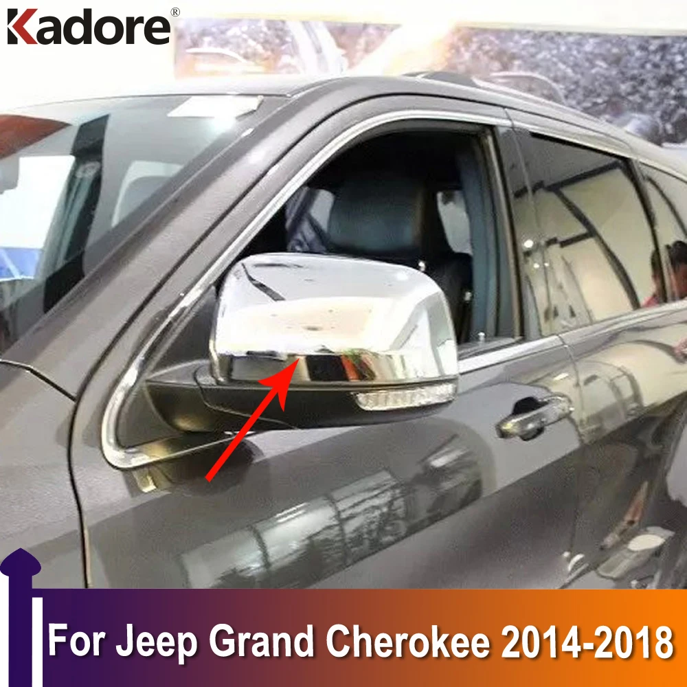 Door Mirror Cover For Jeep Grand Cherokee 2014 2015 2016 2017 2018