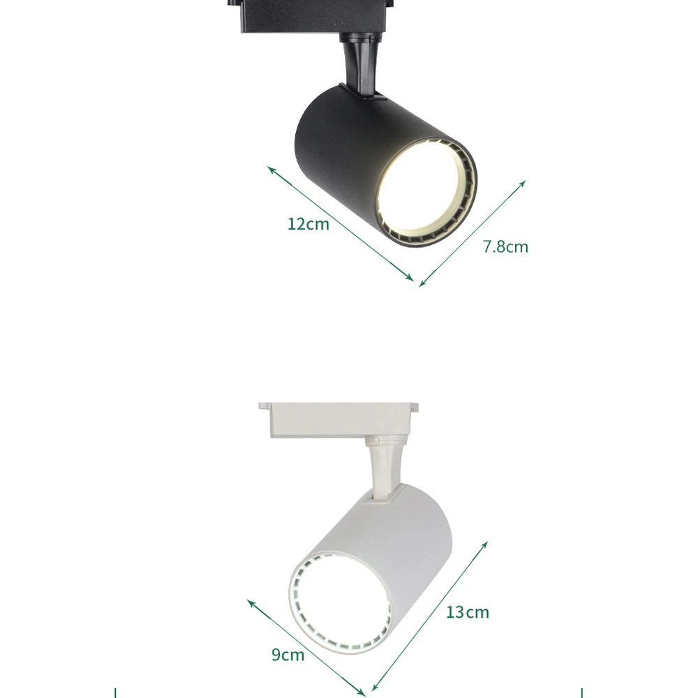 Description Picture 3 of itemTrack Light 220V COB Set Led Track Lighting Rail Lamp Led Spot 20/30W Store Home AC 220V Lights Ceil Fixture Shop White