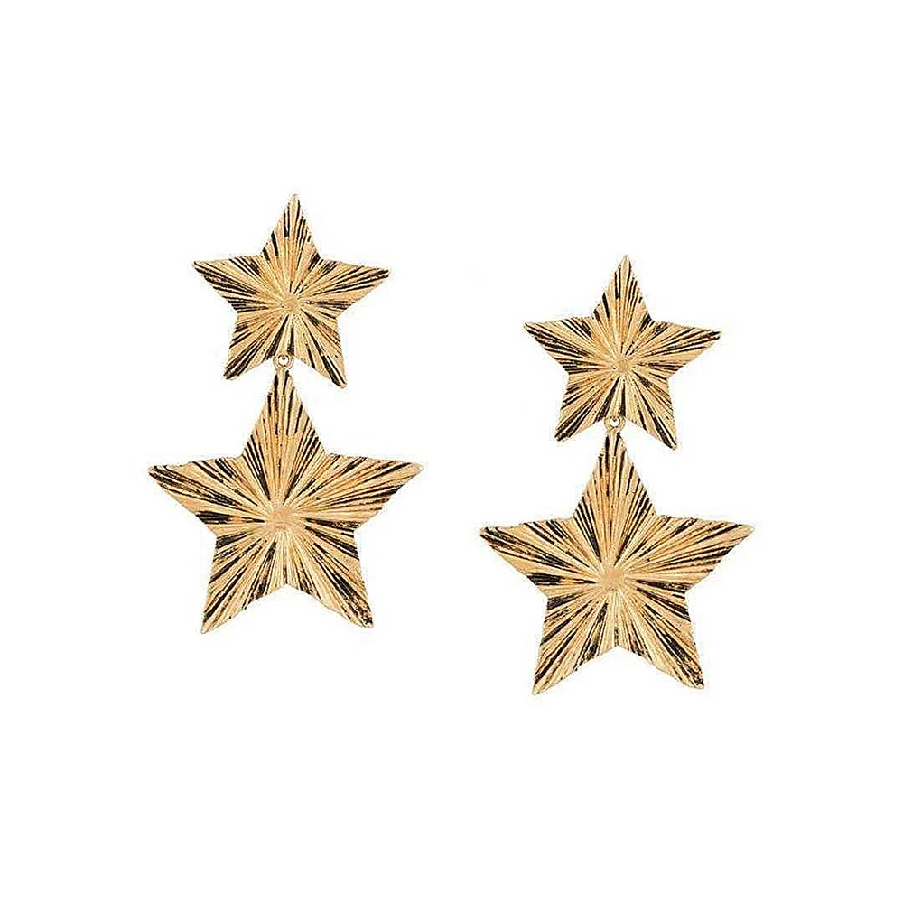 

To Reines Fashion Vintage Creative pattern Star Earrings For Women Classic Accesorios Jewelry Gift Party Trend Pendientes