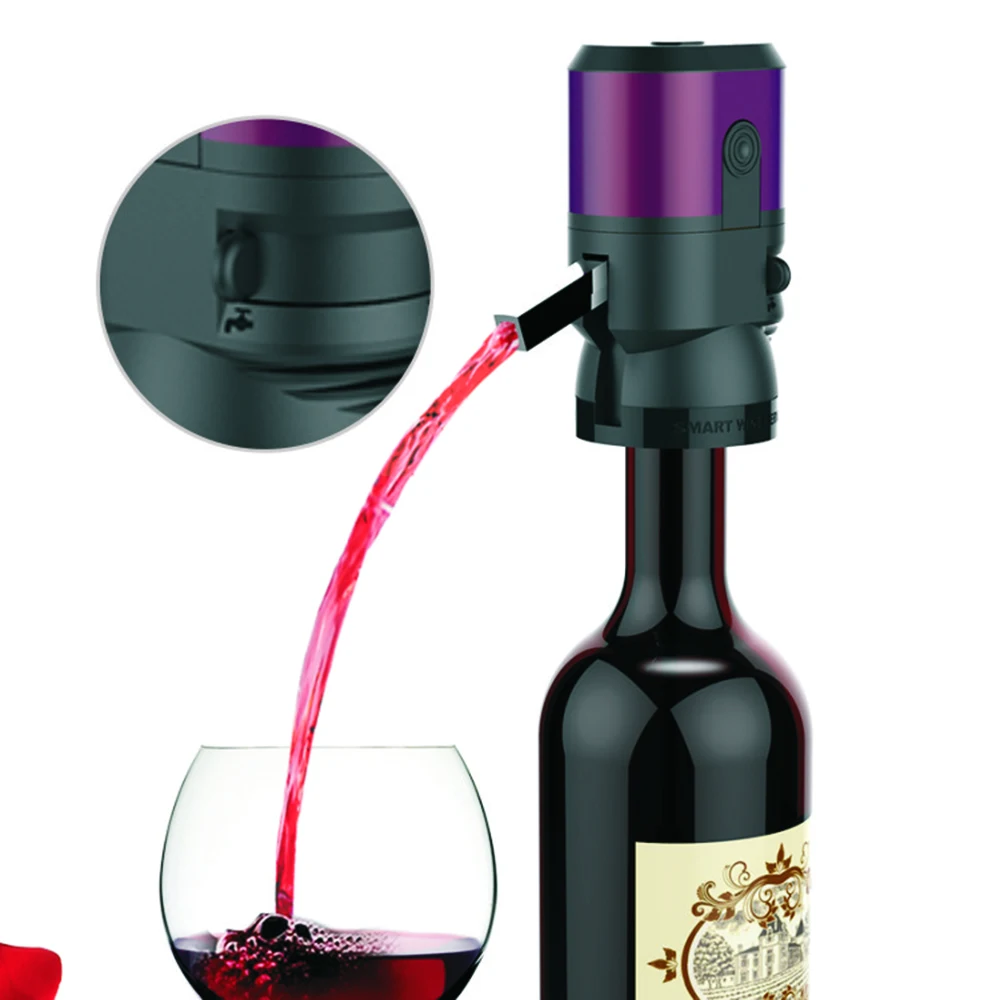 

Brand New One-Touch Wine Decanter Electric Aerating Smart Pourer Wine Accessories