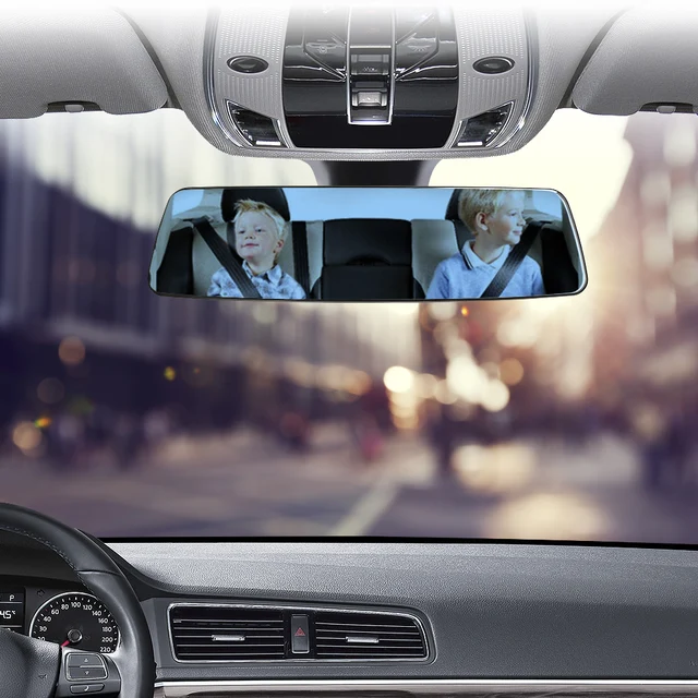 Comprar Espejo retrovisor Interior trasero para coche con ventosa de PVC, espejo  retrovisor gran angular, curva convexa automática, estilo de coche