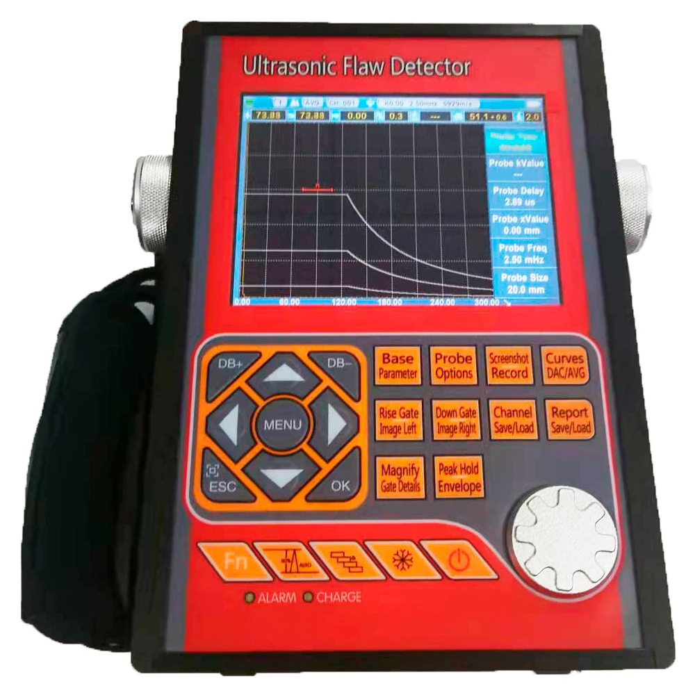 New GR680 Portable Ultrasonic Flaw Detector Range 0 to 15000mm NDT Digital Flaw Detector 4 Operating Interface Styles