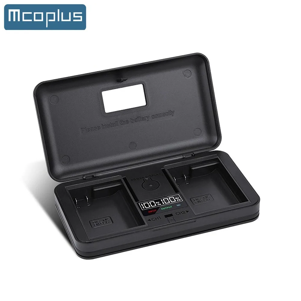 

Зарядное устройство Mcoplus EN-EL15 с ЖК-дисплеем и двумя USB-портами для Nikon Z5 Z6 Z7 Z8 D7000 D7100 D7200 D7500 D850 D750 D800 D600 D810 D880 D800e