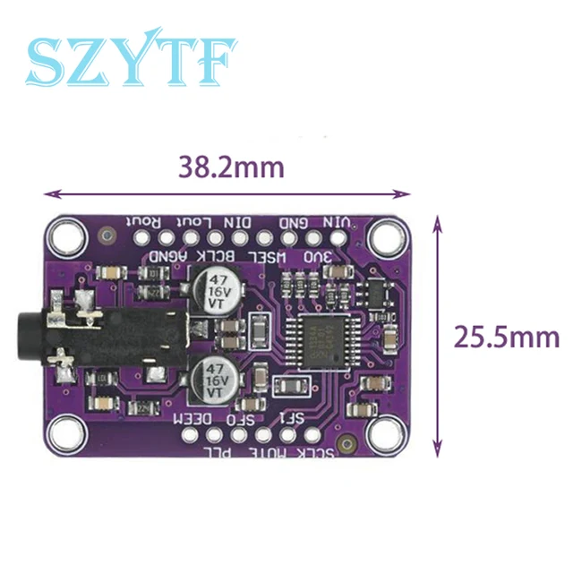 Modulo DAC Audio UDA1334A I2S - Decoder Stereo Per Arduino/Raspberry, 2 Pezzi - Foto 7