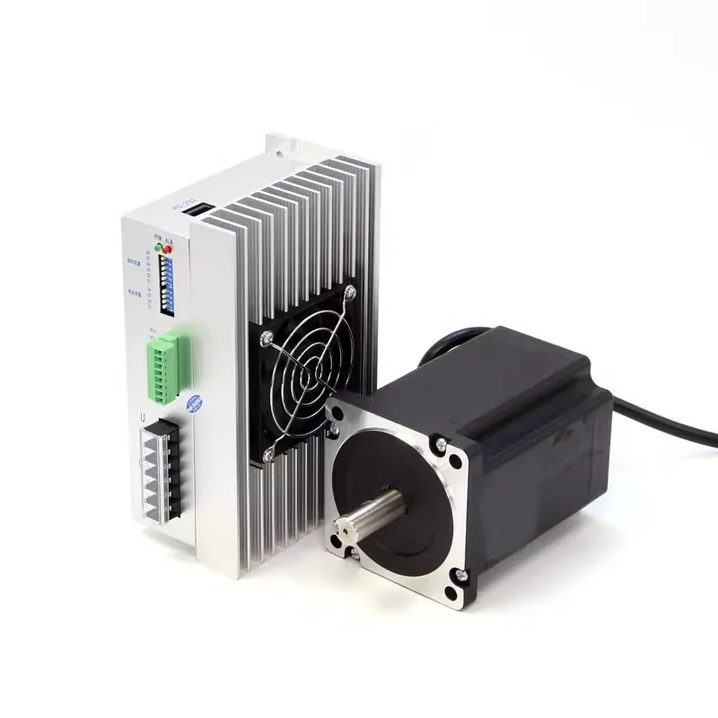 Kaiyade 고품질, 합리적인 가격의 NEMA 34 86mm 3상 스테퍼 모터 키트 4-12Nm, 220V AC 드라이버 3M2254/DM3522 포함, CNC용