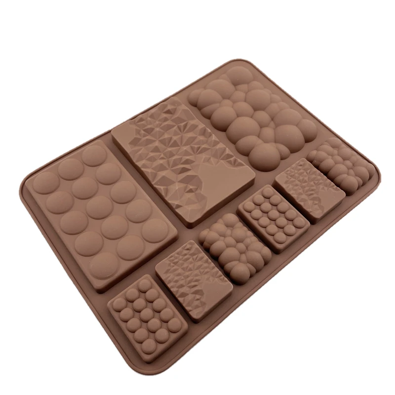 Silicone Chocolate Molds, Rectangle Wax Melt Molds Engery Bar Silicone  Molds for Chocolate Candy Bars, Non-Stick and Bpa Free - AliExpress