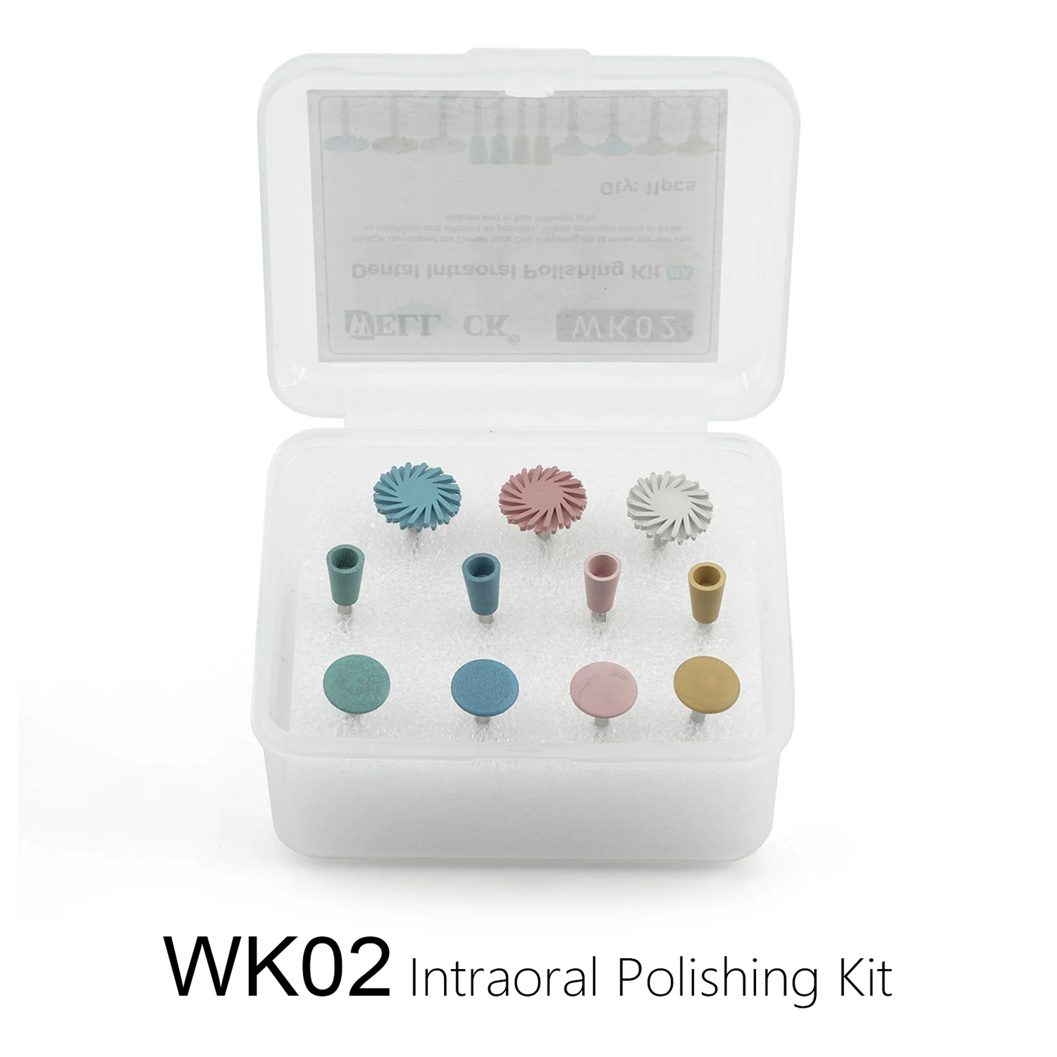 WellCK-Dental Borracha Polidor Kit Composto, Intraoral Polimento,